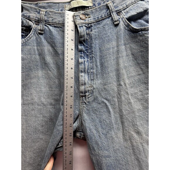 Lee Relaxed Fit Jeans Men's 42 X 34 Blue Denim Light Wash Broken In - Picture 8 of 12